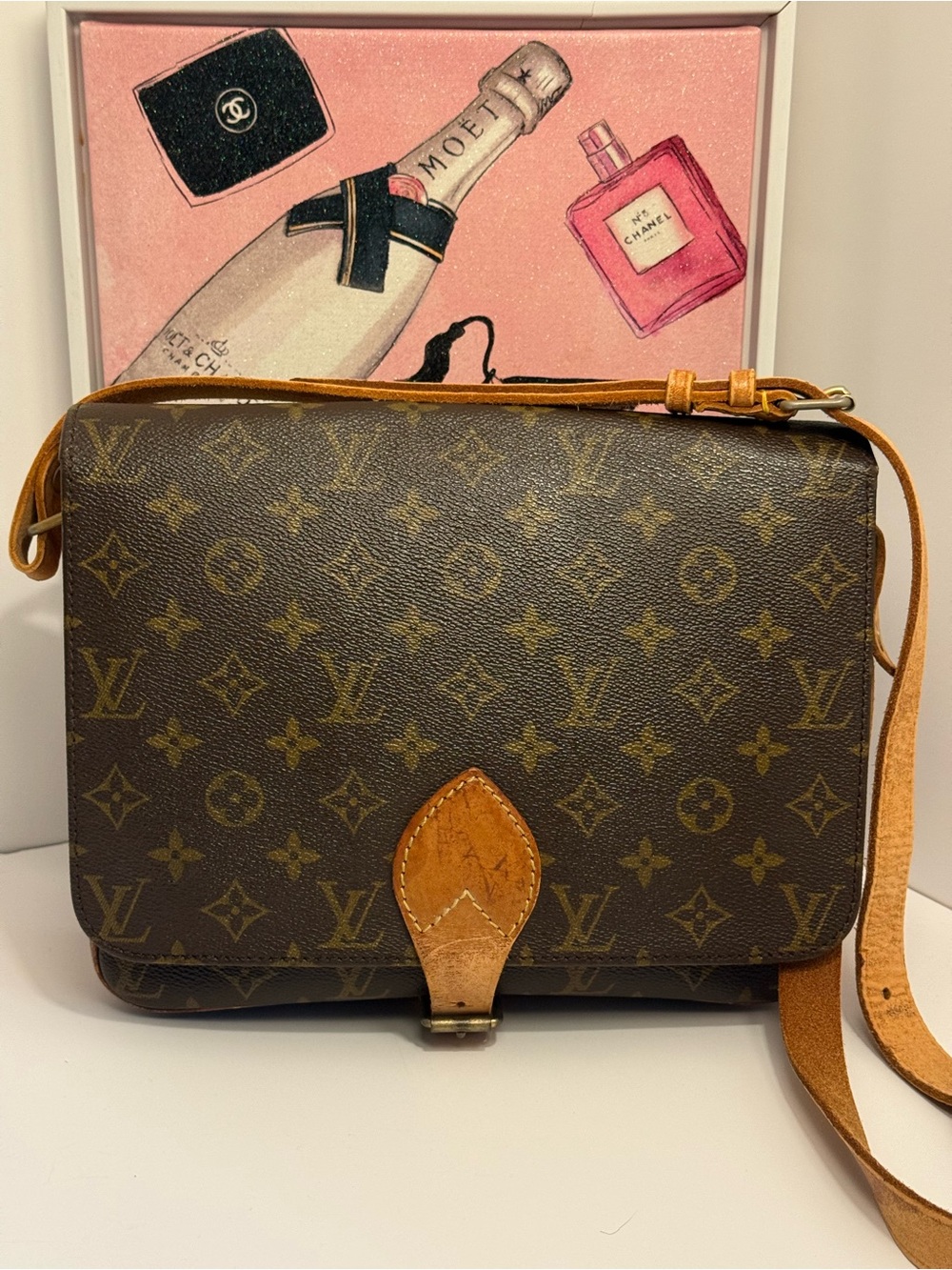 LOUIS VUITTON Cartouchiere GM Shoulder
Bag Monogram
